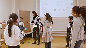 Teachers and children