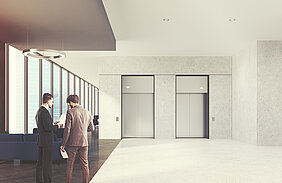 With their newest solution, there is no more a need for a traditional lobby reception desk.