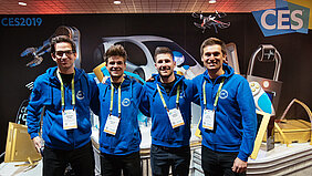 From left to right: Marton Elodi, Nagy Kristof, Gergely Bihary, Peter Lakatos