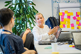 Matilda Åberg-Wennerholm (Nordic Medical endorsement manager at Philips Personal Health in Sweden) at the EIT Digital Academy Summer School