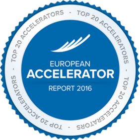 European top 20 accelerators by Gust
