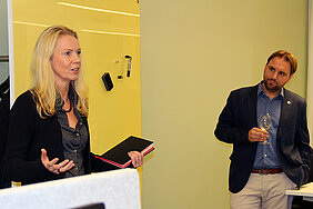 Agneta Jacobson and Francesco Militano at the ACTIVE kickoff
